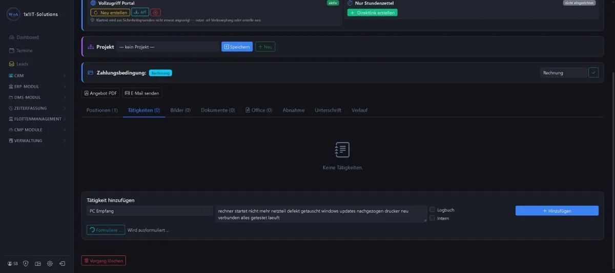 Activity with keywords while the AI is writing
